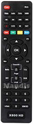 Original remote control SATXTREM X800HD