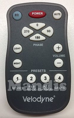 Original remote control VELODYNE CHT10R