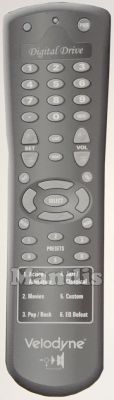 Original remote control VELODYNE DD10