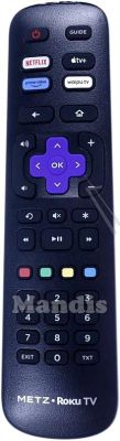 Original remote control METZ Roku TV (X444821)