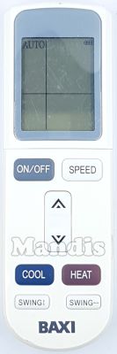 Original remote control BAXI YKRL201E