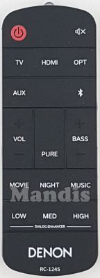 Original remote control DENON RC-1245 (919307102600S)
