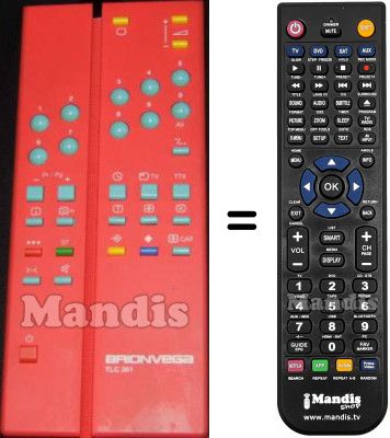 Replacement remote control TLC 361