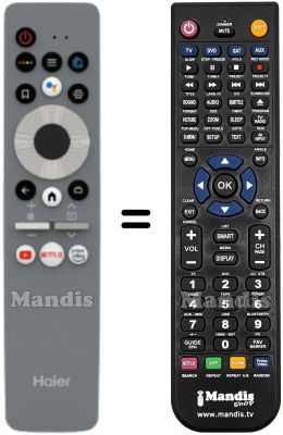 Replacement remote control Haier H65S9UG PRO