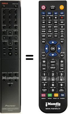 Replacement remote control PWW1180