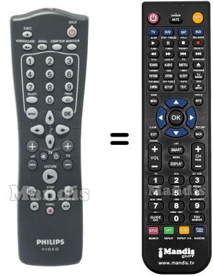 Replacement remote control RT25113104 Replacement remote control RT25113104