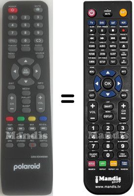 Replacement remote control 2200-ED040009