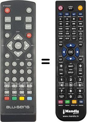 Replacement remote control T16 