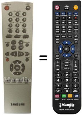 Replacement remote control 00049 D
