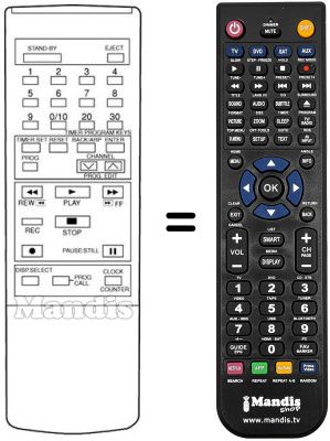 Replacement remote control 28C 1797