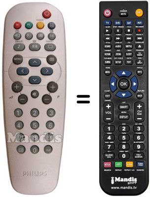Replacement remote control SCHNEIDER FRANCE 15 PF 8946 / 12 Replacement remote control SCHNEIDER FRANCE 15 PF 8946 / 12