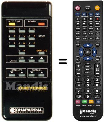 Replacement remote control 18-2732-1