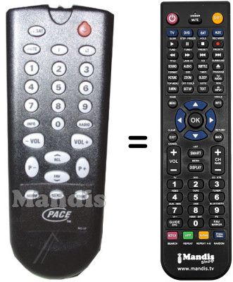 Replacement remote control RC 17