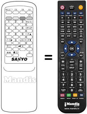 Replacement remote control JXYC