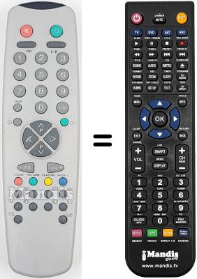 Replacement remote control Quadro CTV 5130 TXT