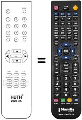 Replacement remote control 2020 DA
