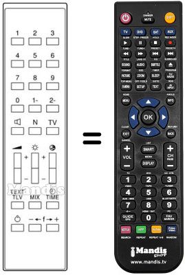 Replacement remote control 661202 A