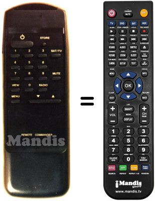 Replacement remote control 260 269