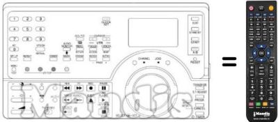Replacement remote control V 5000 J Replacement remote control V 5000 J