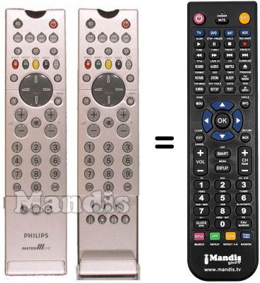 Replacement remote control SCHNEIDER FRANCE 28 PW 9527 Replacement remote control SCHNEIDER FRANCE 28 PW 9527