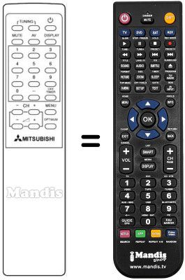 Replacement remote control 290P-015030 Replacement remote control 290P-015030