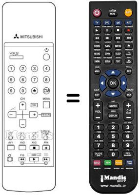 Replacement remote control 290P-023090 Replacement remote control 290P-023090