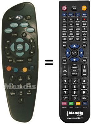 Replacement remote control 3104 207 07863