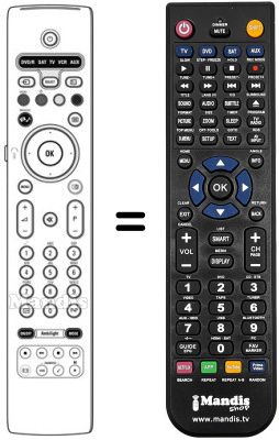 Replacement remote control SCHNEIDER FRANCE 37 PF 9830 Replacement remote control SCHNEIDER FRANCE 37 PF 9830