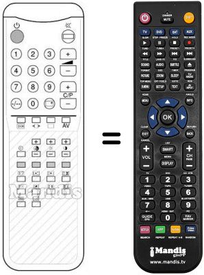 Replacement remote control 3F14-00033-060