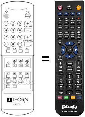 Replacement remote control C 15013 T Replacement remote control C 15013 T