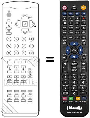 Replacement remote control RM 119
