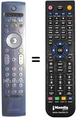 Replacement remote control SCHNEIDER FRANCE 42 PF 9966 Replacement remote control SCHNEIDER FRANCE 42 PF 9966