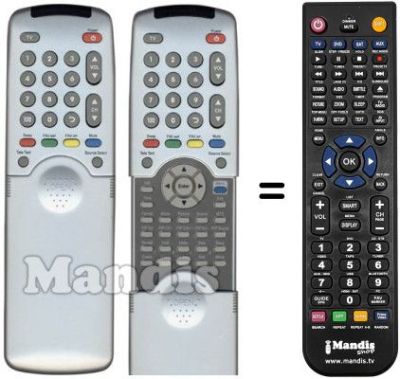 Replacement remote control Trans Continents TR-42500 P