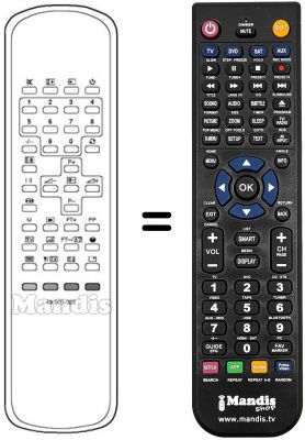 Replacement remote control 49-900-023