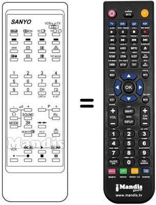 Replacement remote control JXHM