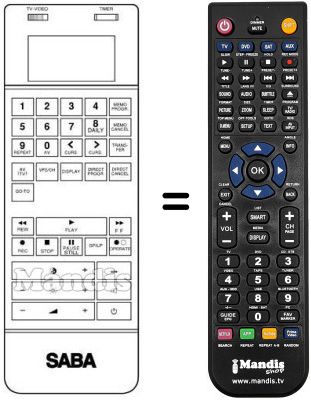 Replacement remote control 4B 20 E