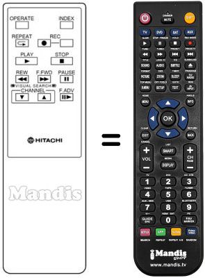 Replacement remote control 56.18321