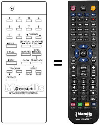 Replacement remote control 56.39857