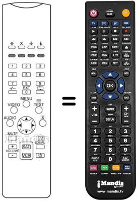 Replacement remote control 5652 18 21