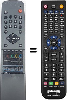 Replacement remote control Beko NR 27120 R