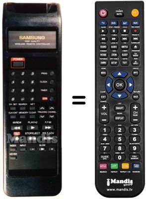 Replacement remote control 6152-602-2SE