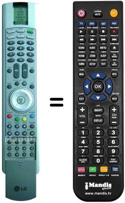 Replacement remote control LG RZ-37LZ31