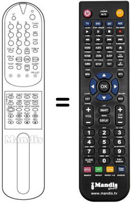 Replacement remote control 6710V00009K
