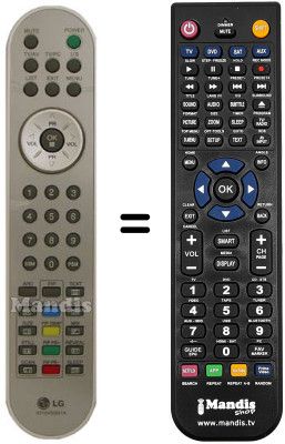 Replacement remote control LG RZ-17LZ20