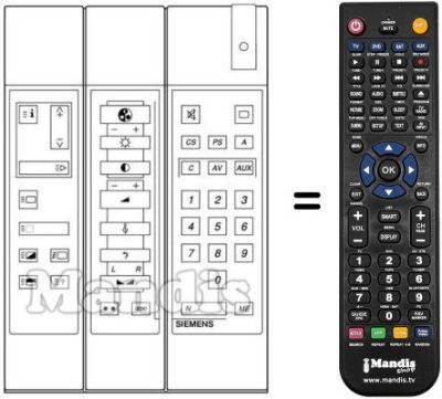 Replacement remote control FB 932