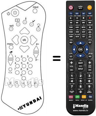 Replacement remote control 77-000003-001 Replacement remote control 77-000003-001