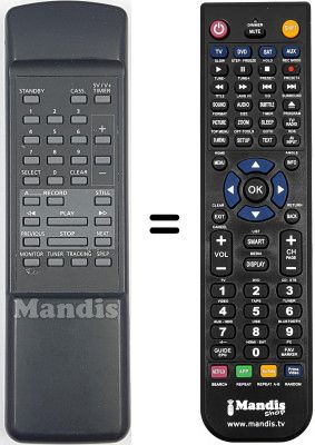 Replacement remote control 8622 661 50211