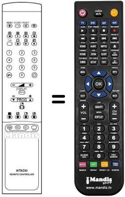 Replacement remote control 86805 A-VH
