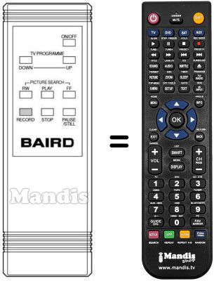 Replacement remote control 8949
