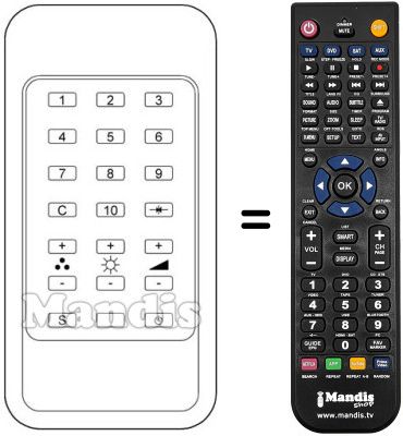 Replacement remote control 925TX0370